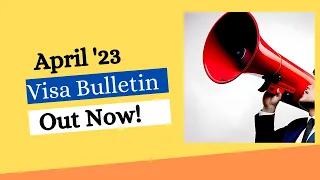 Out Now: April '23 Visa Bulletin.  #visabulletin #april #2023 #uscis #news #usa #work #alien #facts