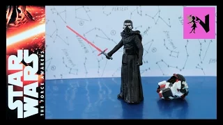 NEW Kylo Ren Star Wars The Force Awakens Armor Up Snow Mission Action Figure Toy Unboxing