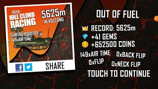 [TIL 16/17]Hill Climb Racing:Volcano+Super Off Road 5625m