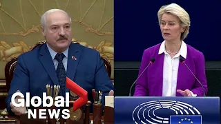 Belarus border situation is Lukashenko's attempt to destabilize EU: von de Leyen