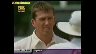 WEST INDIES EMBARRASS AUSTRALIA & SCORE 418 TO WIN IN 2003  WORLD RECORD TEST CHASE