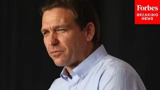 JUST IN: Florida Governor Ron DeSantis Gives Hurricane Idalia Update From Perry, Florida