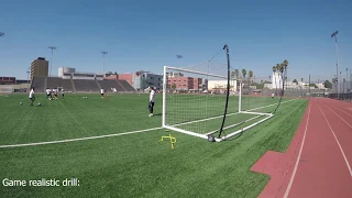 Full Goalkeeper Training with Cal State LA Goalkeeper - Danishgoalkeeping