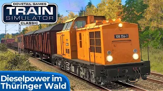 Deutsche Reichsbahn im Thüringer Wald | TRAIN SIMULATOR CLASSIC | Güterzug nach Königsberg | DR V100