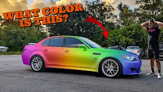 My Cheap E60 M5 Gets Wrapped In A Color That Will Shock Everyone