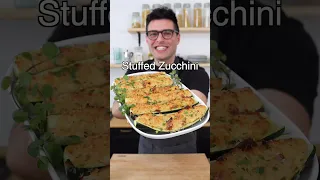 Stuffed Zucchini (vegan or vegetarian)