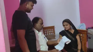 opening my joining letter with my parents family ❤️ income tax department lucknow ❤️