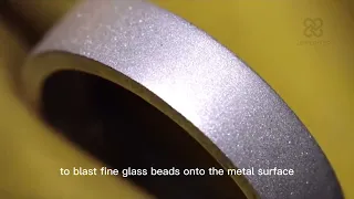 Creating Texture and Depth: Sandblasting Technique Enhancing Metal Jewelry's Uniqueness