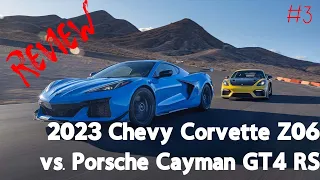 Chevy Corvette & Porsche Cayman - 2023 Chevy Corvette Z06 vs. Porsche Cayman GT4 RS #BaronNetID