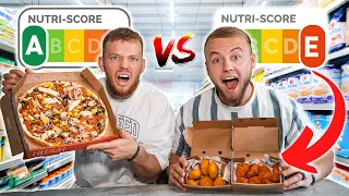 24H nur NUTRI-SCORE A vs. E Produkte ESSEN