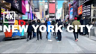 4K NEW YORK CITY walking tour | Afternoon walk in Midtown Manhattan, New York City, Travel, NYC, USA