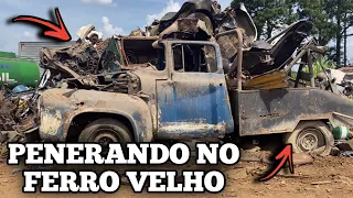 PENERANDO É QUE ACHA O OURO CAÇADA E GARIMPO NO FERRO VELHO na RUMA DE SUCATAS ATRÁS DO TESOURO