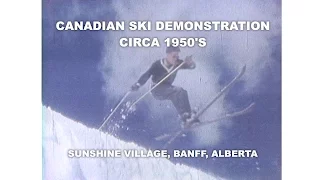 Early Canadian Ski Demonstration