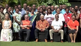 Fijian Prime Minister officiates at the opening of the Fiji National Sports Commission conference