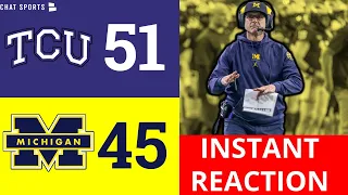 Michigan Football INSTANT Reaction After 51-45 Loss To TCU - Complete Failure, What’s Next?