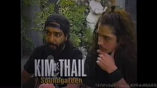 Chris Cornell and Kim Thayil - MTV News 1991