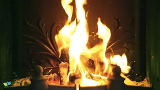 Celtic Christmas Fireplace | Relaxing Celtic Christmas Music, Crackling Fire Sounds