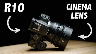 I Put a Hollywood Cinema Lens on The Canon R10 - You Won't Believe the Results!