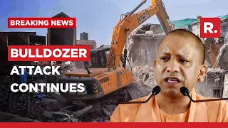 Yogi Rolls Out Bulldozer Against Mukhtar Ansari's Son In UP, Two-Storey Building Razed