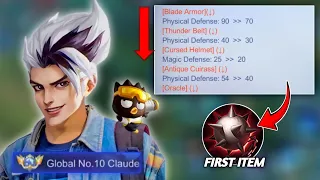 MENGERIKAN !! ITEM INI JADI MAKIN OVER POWER UNTUK CLAUDE !! KARNA SEMUA ITEM DEFENSE DI NERF - MLBB