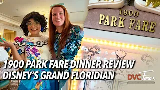 1900 Park Fare Dinner Review: A Character Experience Worth the Trip - But Not for the Food!