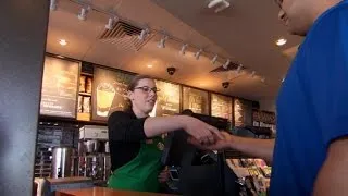 Barista learns sign language for customer