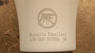 Inside a Japanese anti-mosquito lamp.