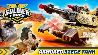Soldier Force Armored Siege Tank Playset