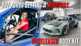 BRZ IS GOING WIDEBODY! | SEMA BUILD EP. 3