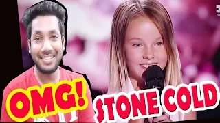 Daneliya Tulyeshova 'Stone Cold' – Blind Audition – Voice.Kids – season 4 [ENG sub] - RH-Reaction ||