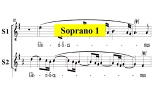 Vivaldi - Gloria - RV589 - 3 Laudamus te - Soprano1