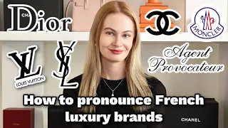 How To Pronounce Your Favorite Luxury Brands in French || Givenchy, Christian Louboutin & more