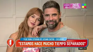 Flor Vigna habló tras su separación de Luciano Castro