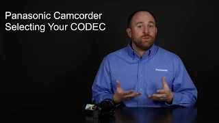 Panasonic - Camcorders - Function - How to Select a CODEC (Video Format).