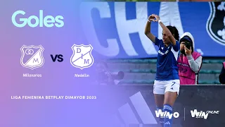 Millonarios vs. Medellín  (goles) | Liga Femenina BetPlay Dimayor 2023 | Fecha 14