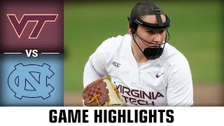 Virginia Tech vs. North Carolina Softball Highlights (2023)