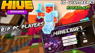The Easiest Way To Win In Hive Skywars Using a Mobile Device! (Android/iOS)