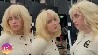 Billie Eilish's surprisingly blonde hair