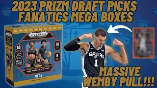 WEMBY MANIA!!! || 2023-24 Prizm Draft Picks Basketball Fanatics Mega Boxes