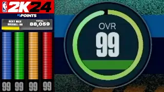 Fastest Way To Hit 99 Overall & Max ALL Badges in NBA 2K24… (100K+ a game)