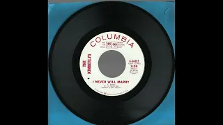 The KIMBERLYS - I Never Will Marry (1967) [Non-LP promo 45rpm]