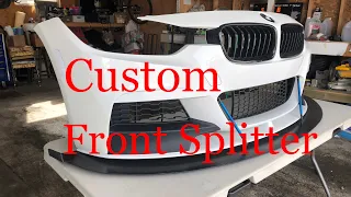 How to make and Install a Custom Front Splitter