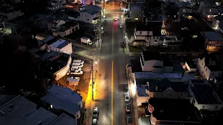 Aerial Drone Video of Broadway in Gloucester City, NJ