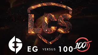 EG vs 100 | Week 9 | Summer Split 2020 | Evil Geniuses vs. 100 Thieves