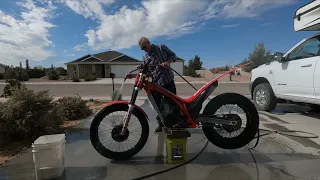 How does washing a trials bike affect the air filter.  Beta EVO vs Gas Gas TXT. @2wheeltechnique436