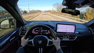 2022 BMW X4 M40i - POV Test Drive | Autobahn | 0-60