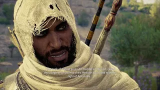 Assassin's Creed: Origins - The Final Weighing: Praxilla "Soul Eater" Flavio Chat, Bayek Cutscene