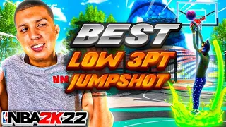 BEST JUMPSHOT for LOW 3PT RATING in NBA 2K22! BEST LOW 3PT RATING JUMPSHOT in NBA 2K22!