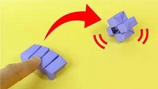 遊べる折り紙「丸まるダンゴムシ」Origami Toy "Pill Bug"