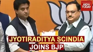 Jyotiraditya Scindia Joins BJP As JP Nadda Formally Inducts Him